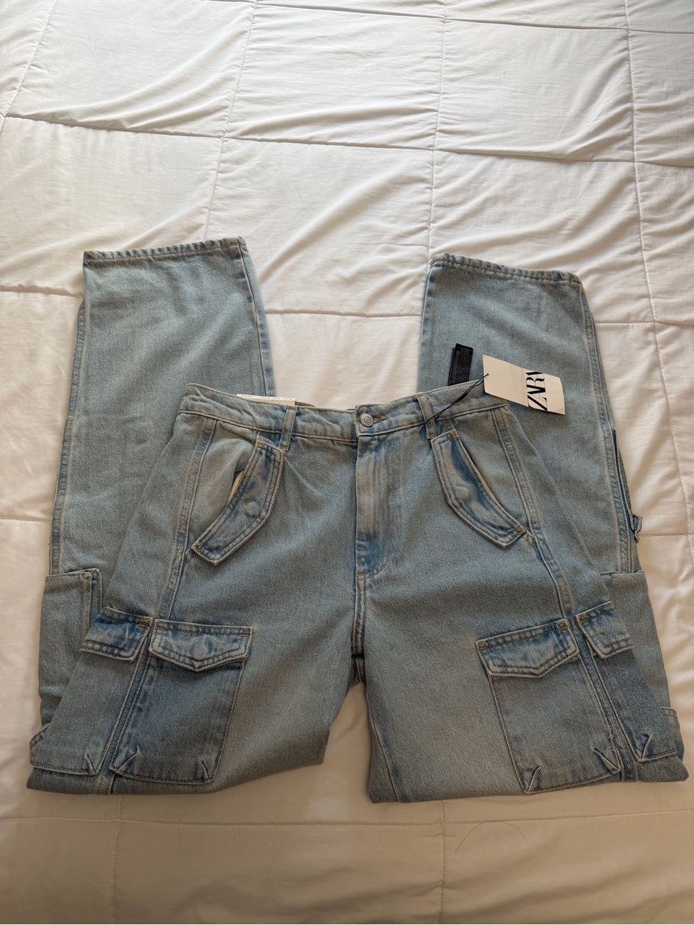 ZARA CARGO JEANS NWT